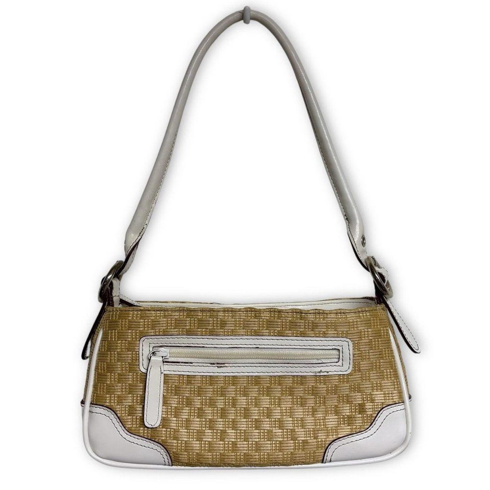 Y2K Crazy Horse Woven Straw Mini Shoulder Bag